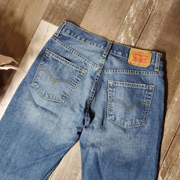 Levi's 514 Slim Straight Medium Wash Boys Size 16 Regular Jeans W28 L28 - Picture 2 of 12
